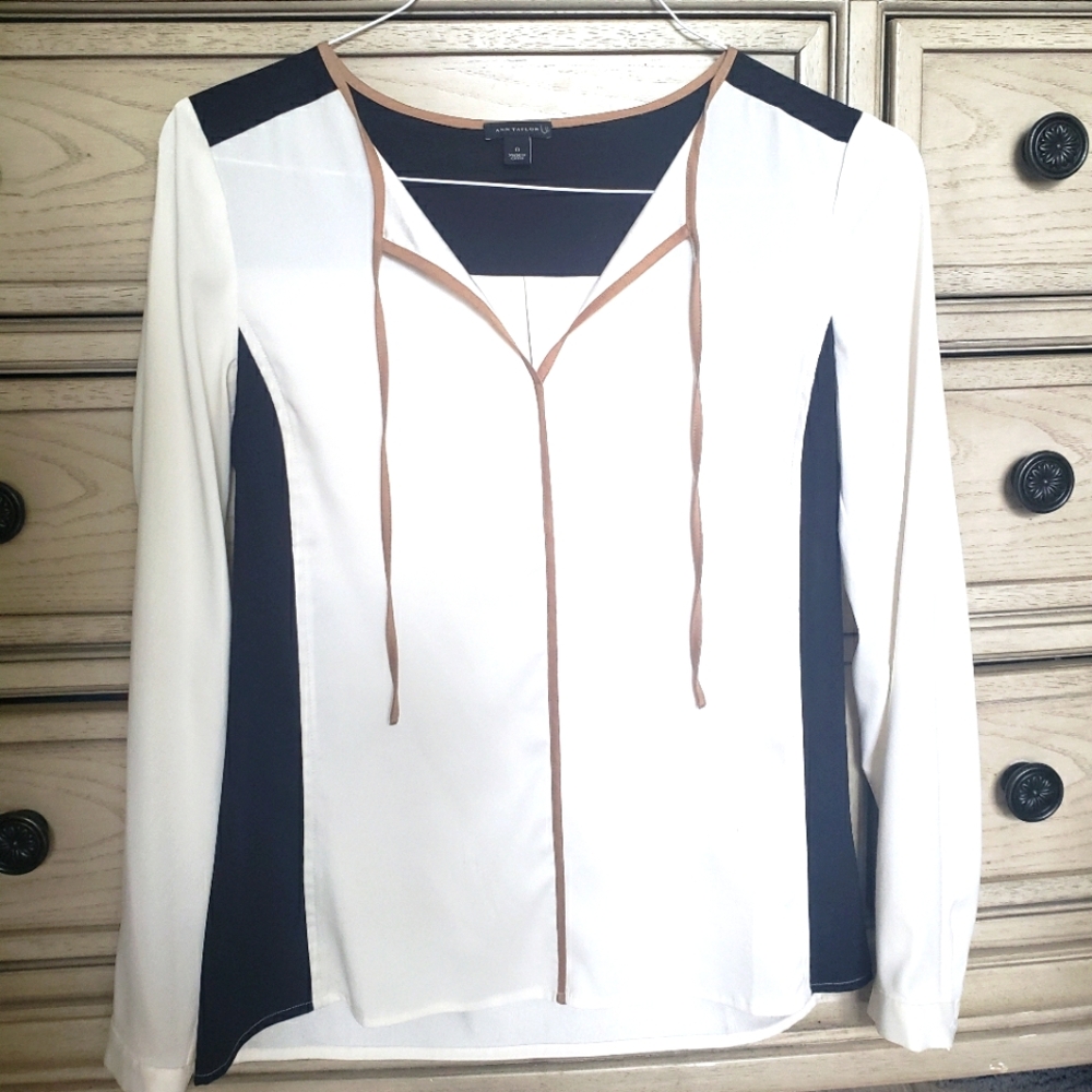 Ann Taylor and H&M work blouse bundle (2)
